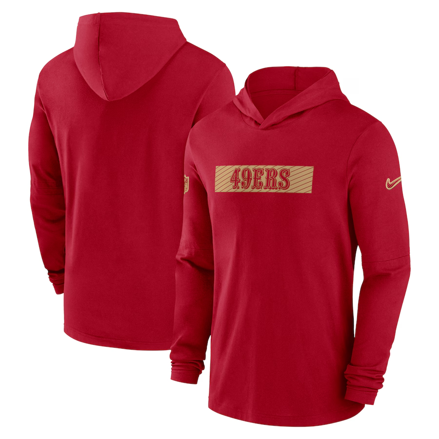 Men San Francisco 49ers red 2024 Nike NFL Hoodie